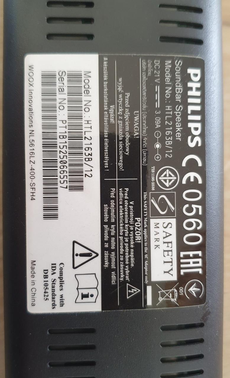 Philips soundbar met subwoofer