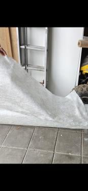 Polyester glasvezelmat op rol
