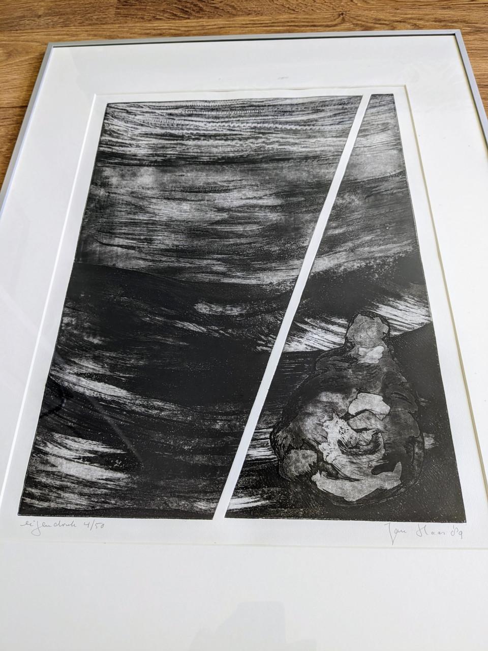 Twee kunstwerken van de Vlissingse kunstenaar Jan Haas,
