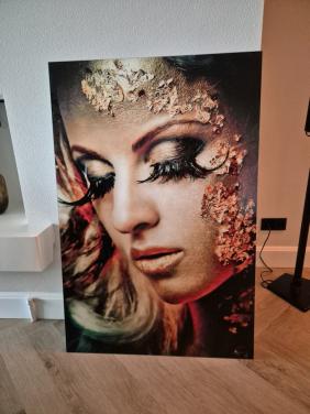 Photo art / plexiglas / "Golden Lady"