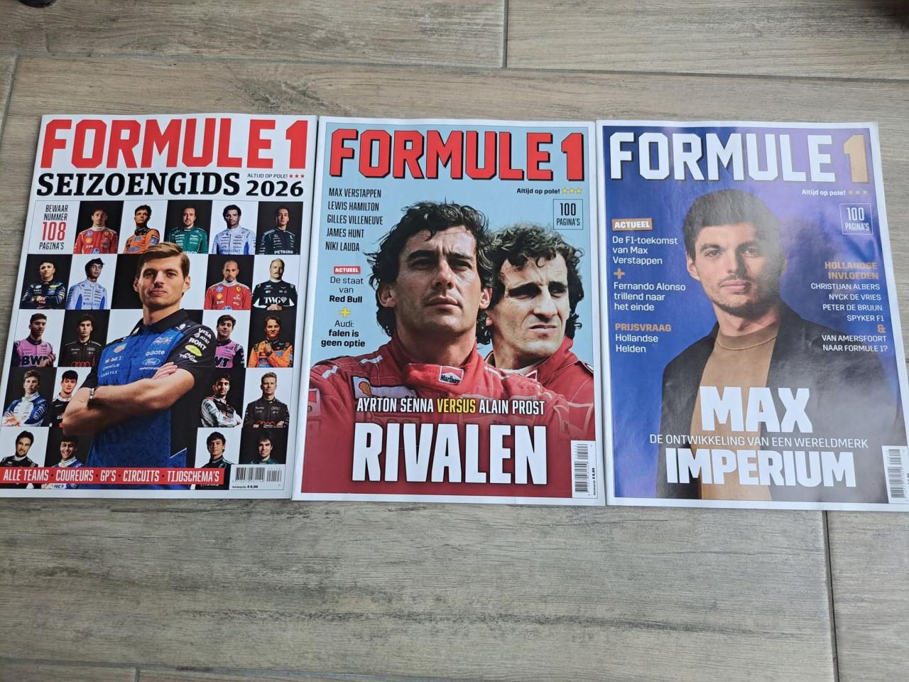 Formule 1 tijdschriften