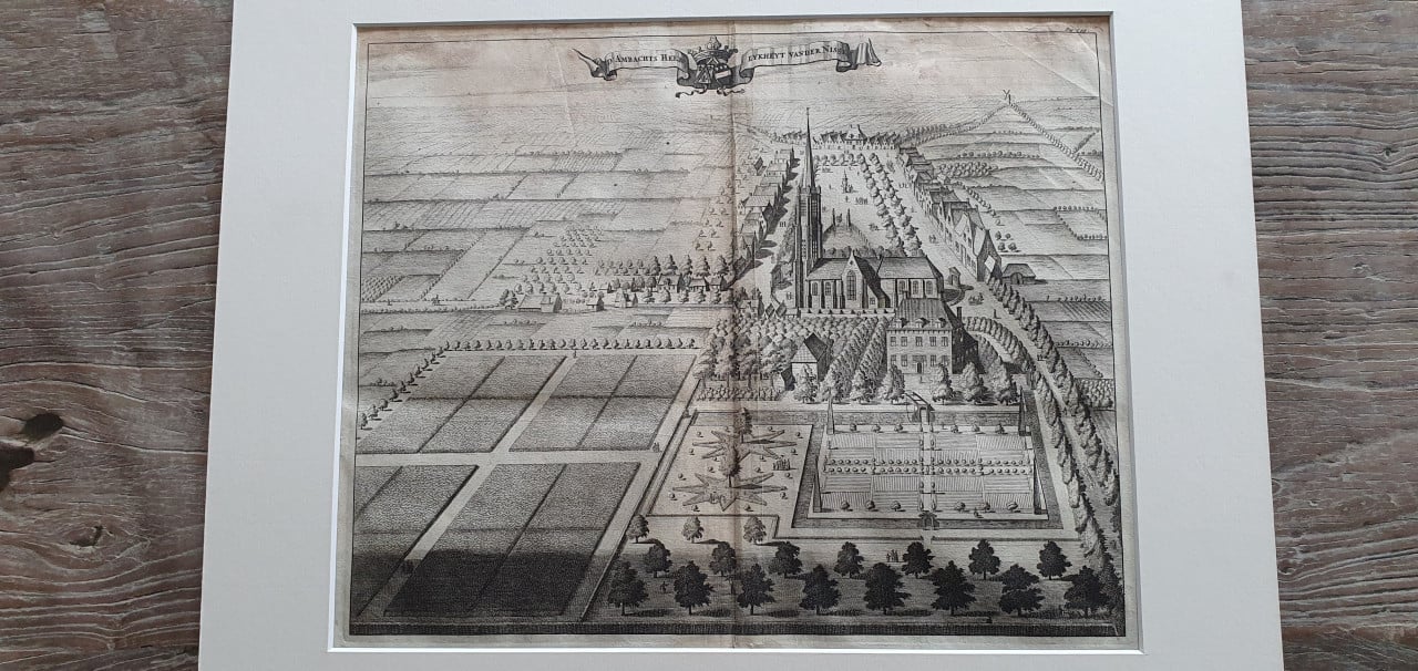 Kopergravure "Heerlijkheid van Nisse". Zeeland