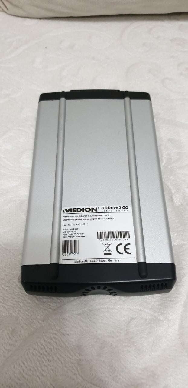 Medion HDDrive 2 GO externe harde schijf