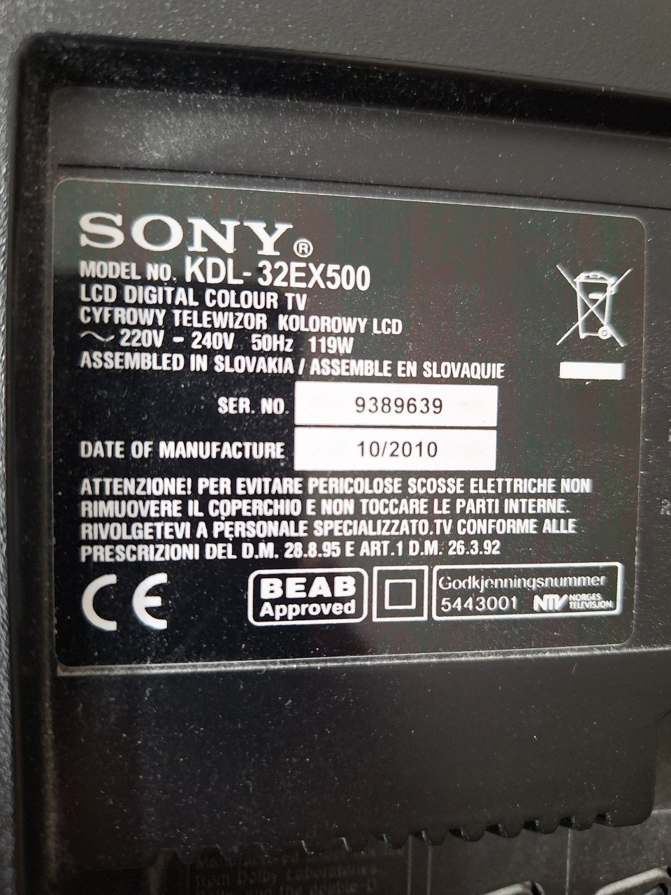 Bravia sony tv