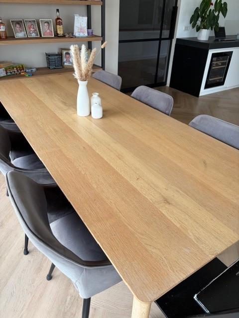 Eettafel Eiken 220 x 90