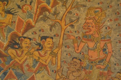 Balinees Kamasan schilderij Ramayana epos