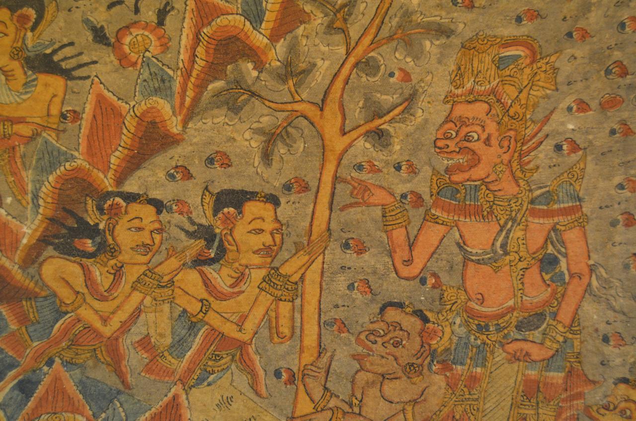 Balinees Kamasan schilderij Ramayana epos