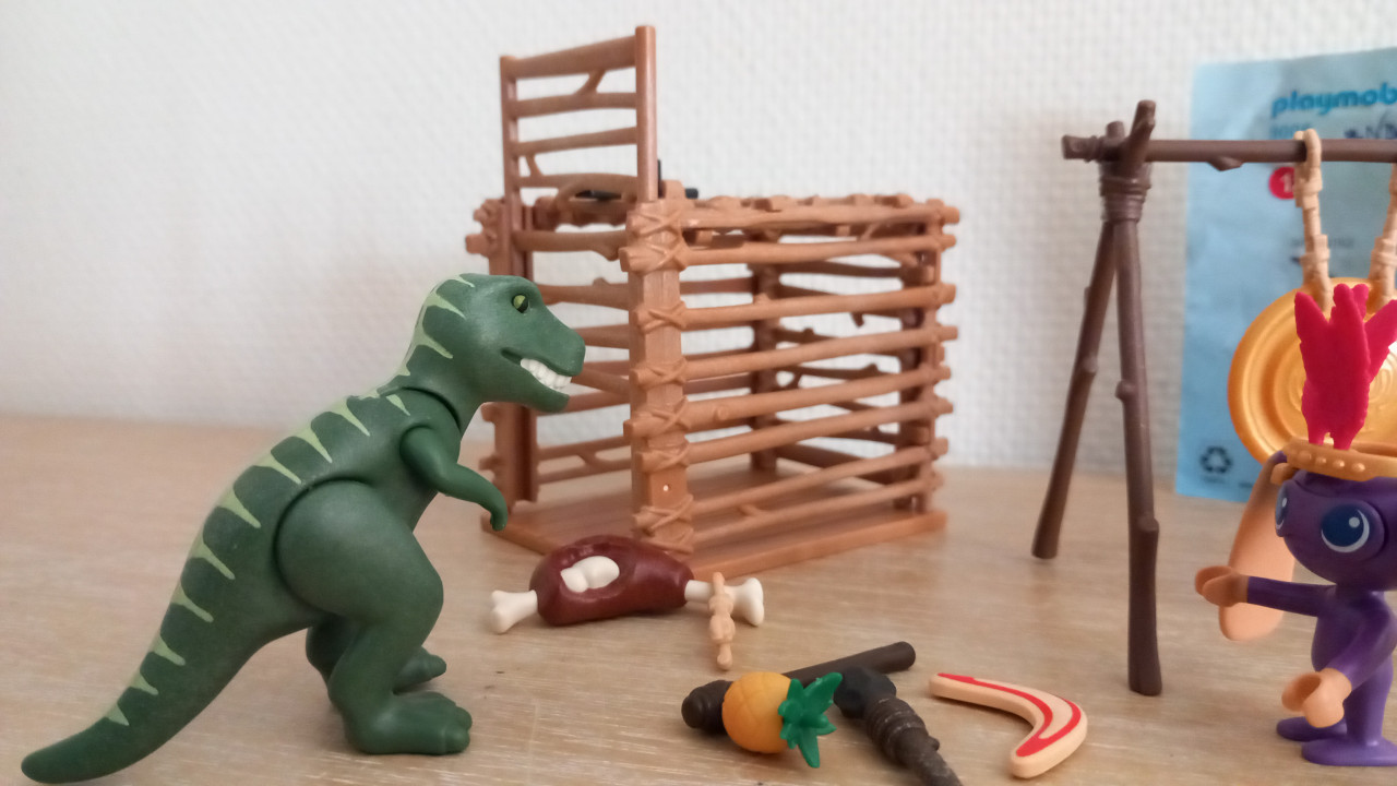 Playmobil alien met Trex setnr 9006