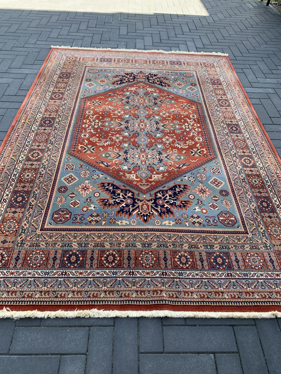 ✨Prachtig Sfeervol Handgeknoopt Vintage Vloerkleed✨