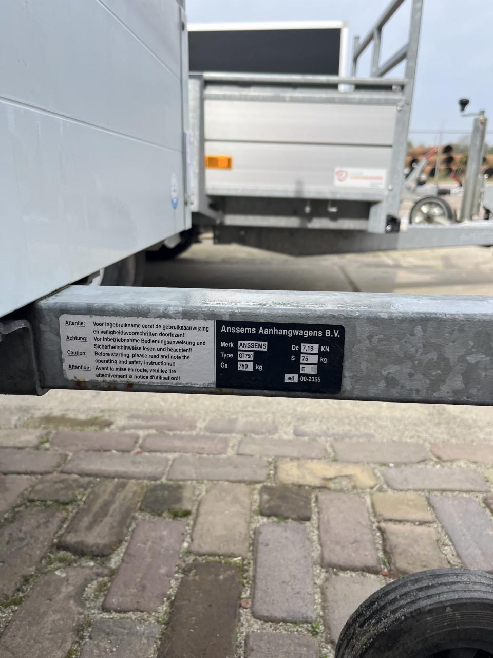 Anssems GT750 bakwagen ongeremd