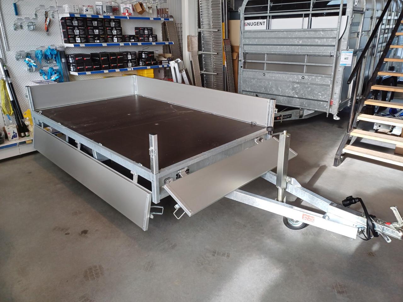 Nieuwe Anssems plateauwagen 251x153x30cm 750kg