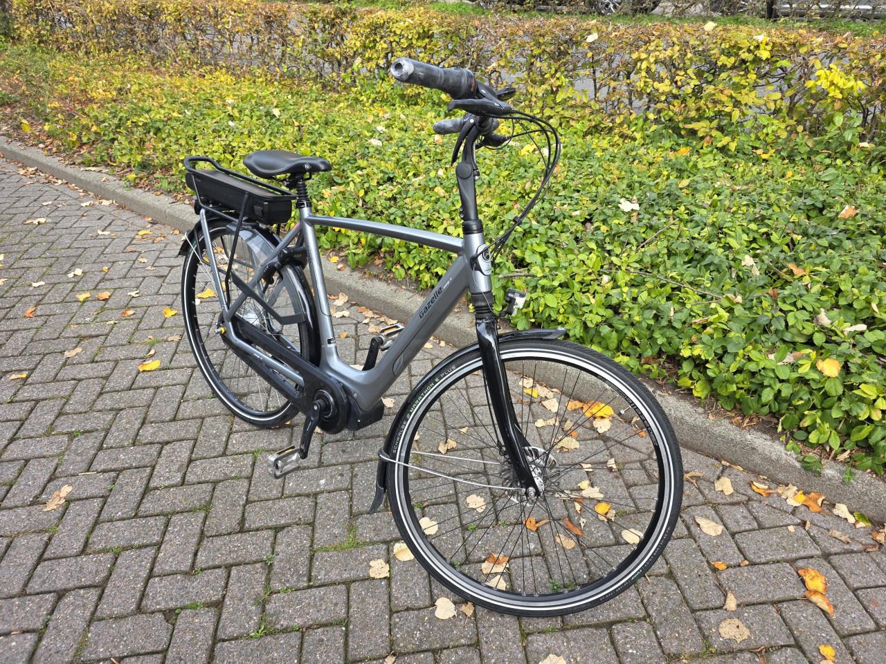 Gazelle Orange elektrische heren fiets met Shimano middenmotor