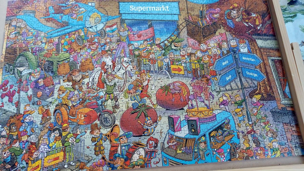 Leuke Sinterklaaspuzzel zgan (zojuist voor de 1e keer gelegd)