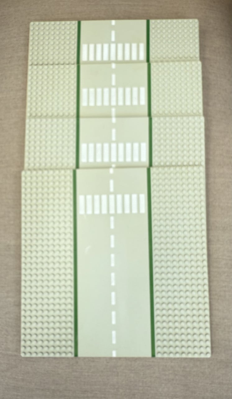 Lego wegenplaten rechte weg 4 x