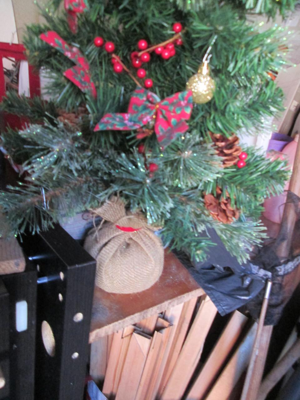 Klein kerstboompje kunststof 90cm