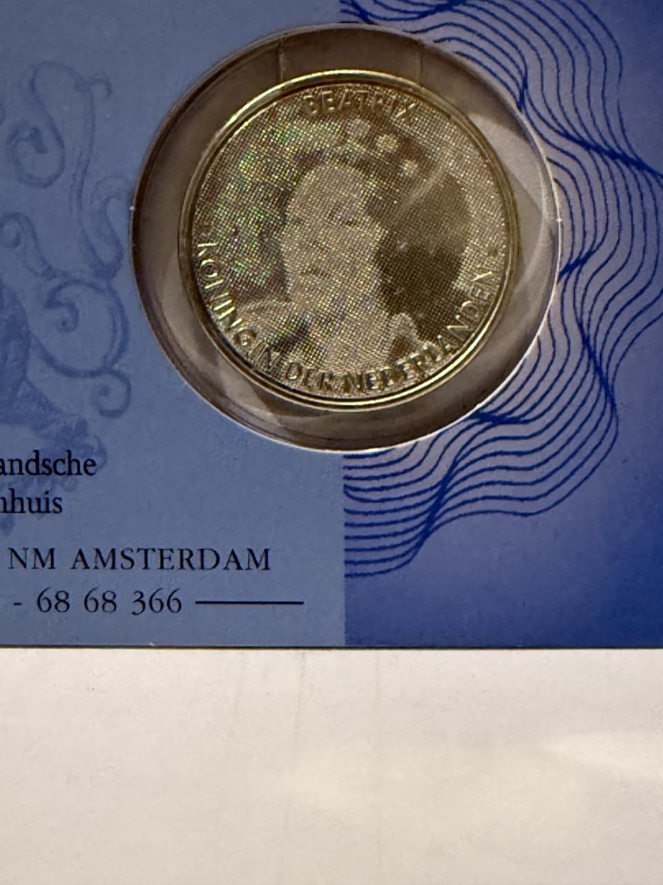 2005 Herdenkingsmunt Beatrix 25 Jaar - 10 Euro Zilver