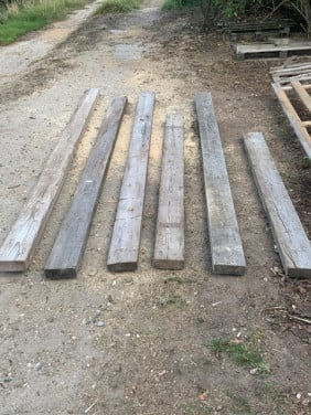 Te koop; balken 15,5 x 5,5  diverse lengtes