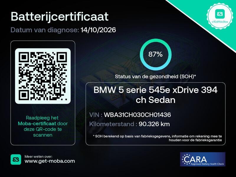 BMW 5 Serie 545e xdrive high executive