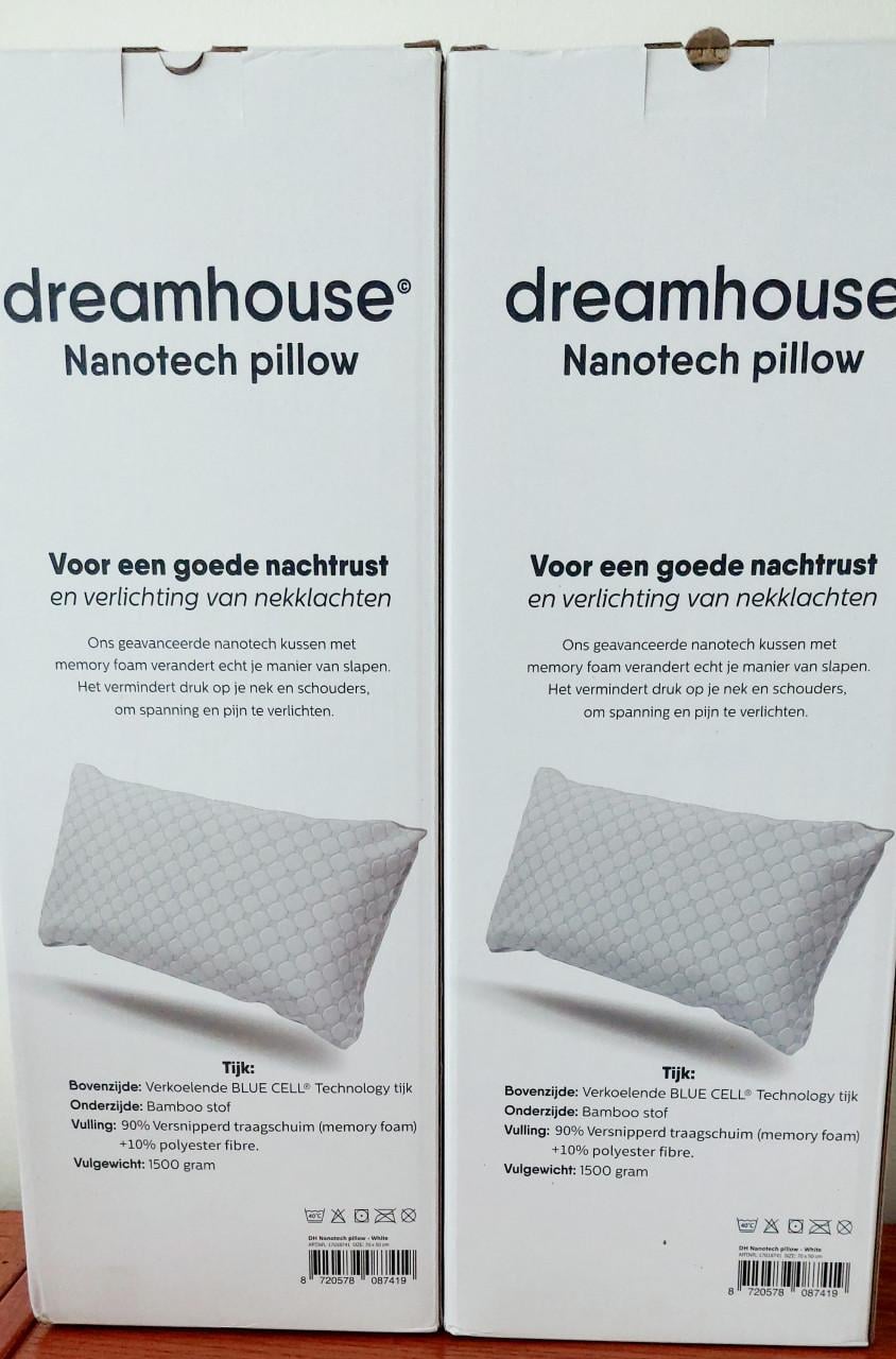 2 stuks Dreamhouse Nanotech kussens