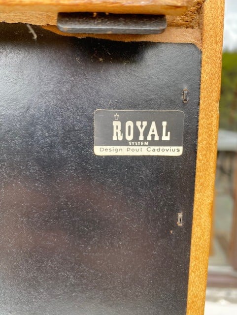 Origineel Poul Cadovius Royal System - Mid-Century Design