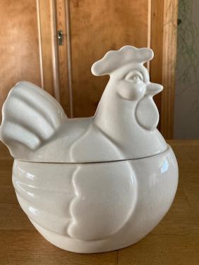 Aardenwerk Kip, Theepot, Paasbekers, Eierdopjes
