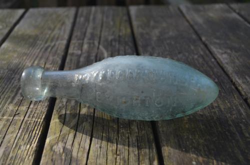 2 Blob-top torpedobottles flessen dus