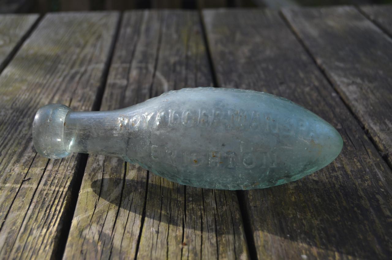 2 Blob-top torpedobottles flessen dus