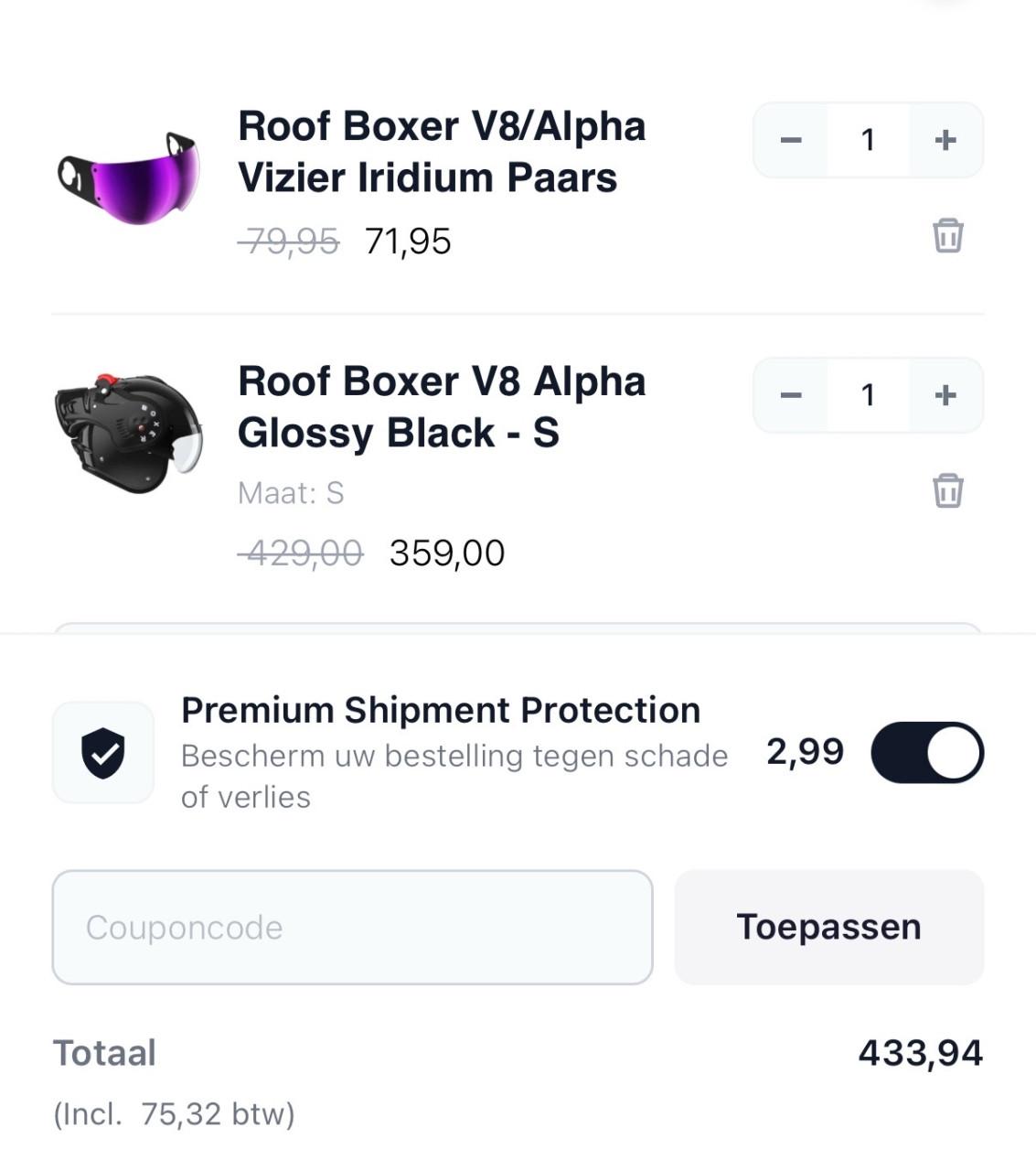 ROOF BOXER HELM S NIEUW