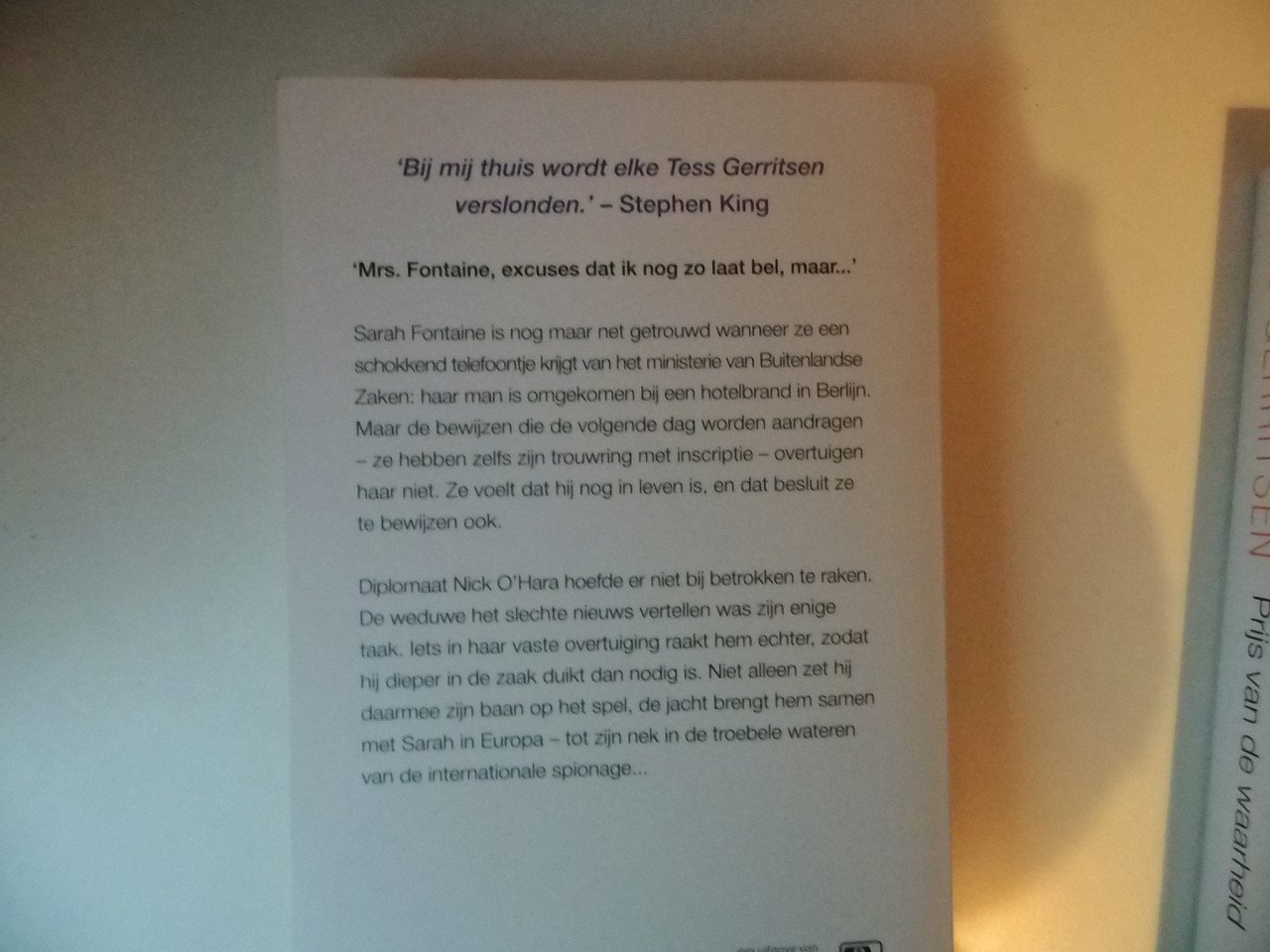 2 Thrillers van Tess Gerritsen .