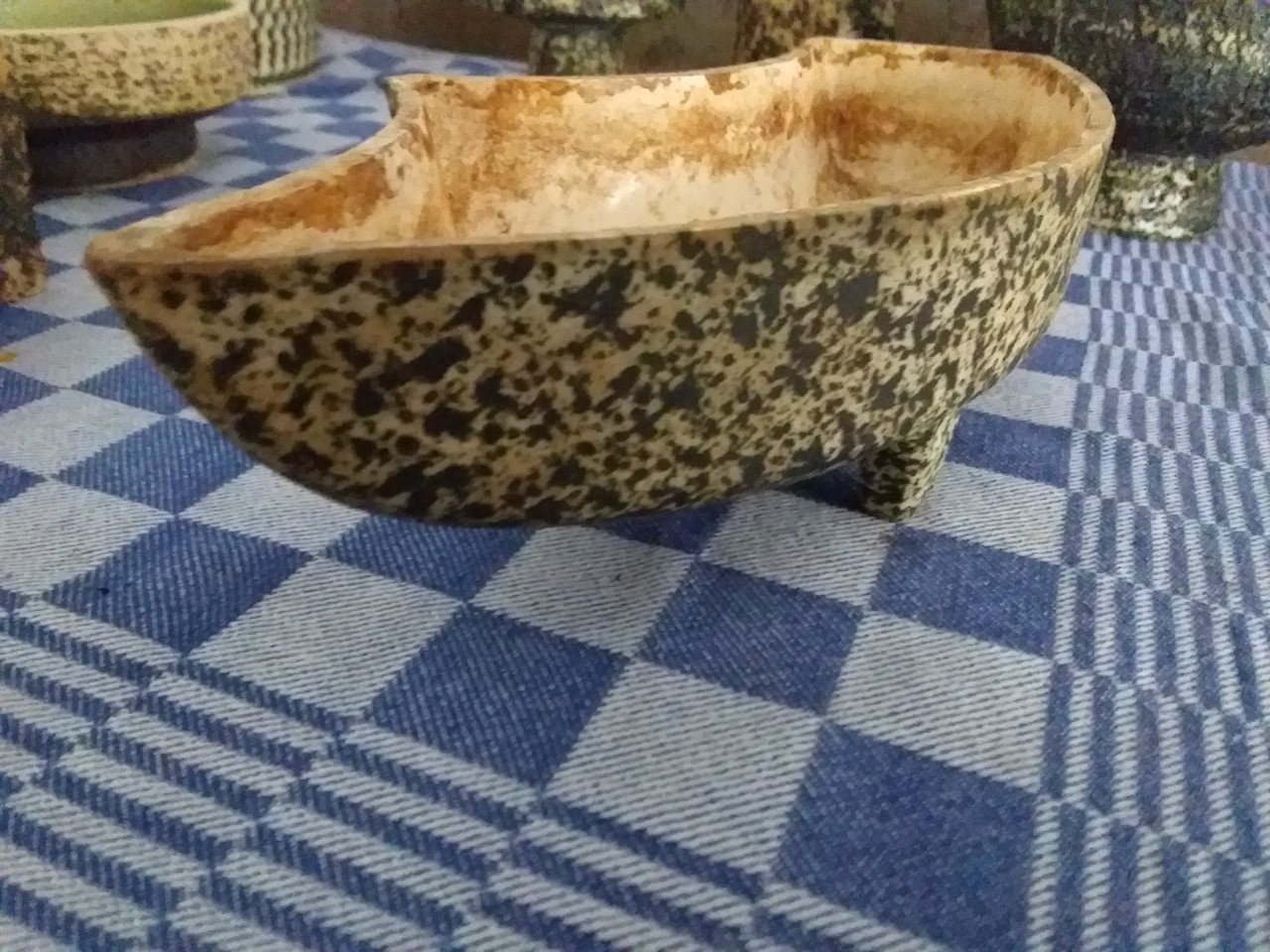 Vintage bloempotten berkenbast boomschors