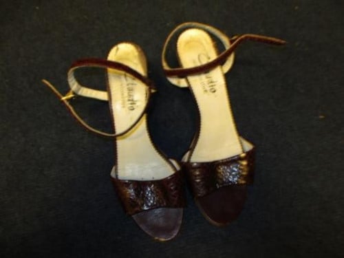 Open schoenen met tasje