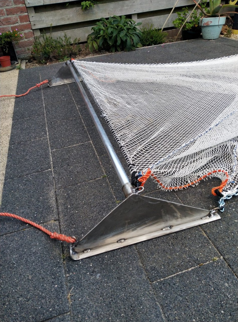 Te koop garnalennet,visnet, aasnet