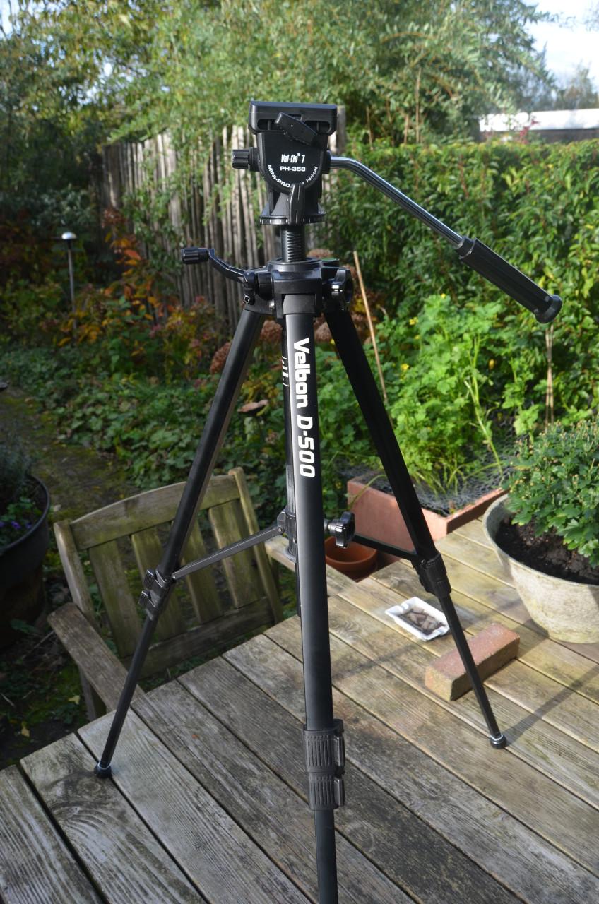 Velbon D-500 statief Vel-flo 7 / PH 358 fluid panhead