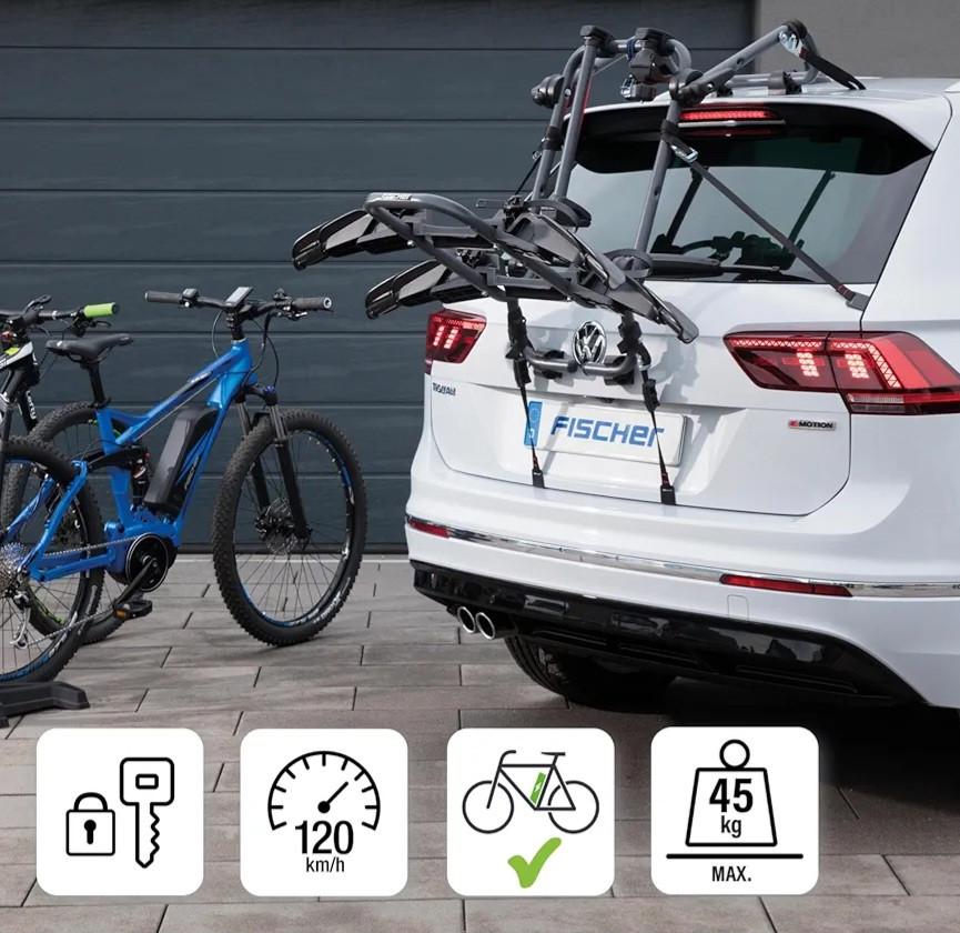 Fischer fietsendrager voor achterop op auto