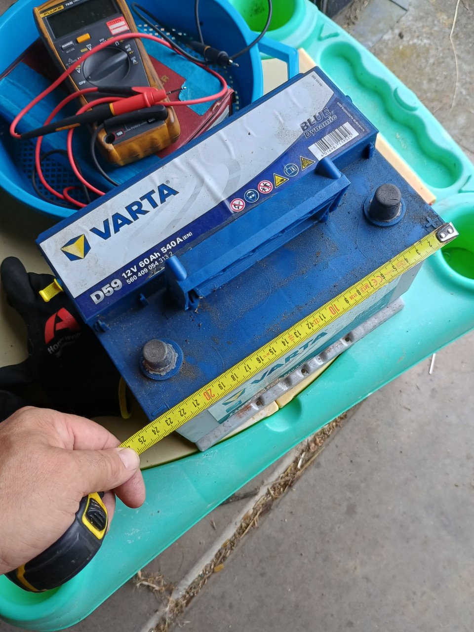 Accu 12Volt 60Ah Varta blue dynamic