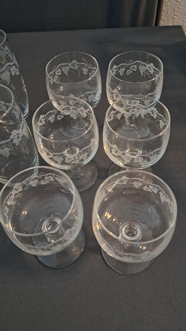 Mooi vintage glazenset