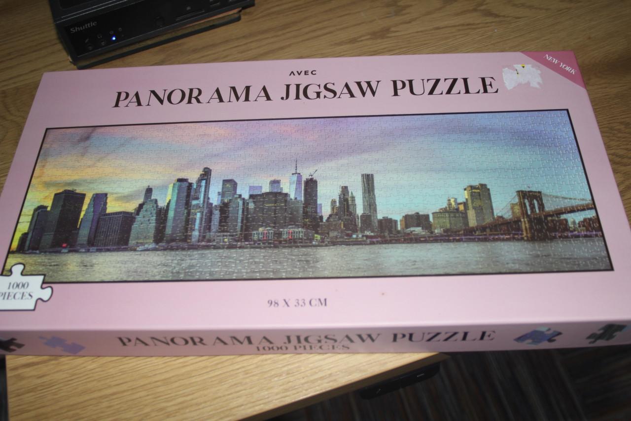 Panorama puzzel 98x33 cm..GERESERVEERD
