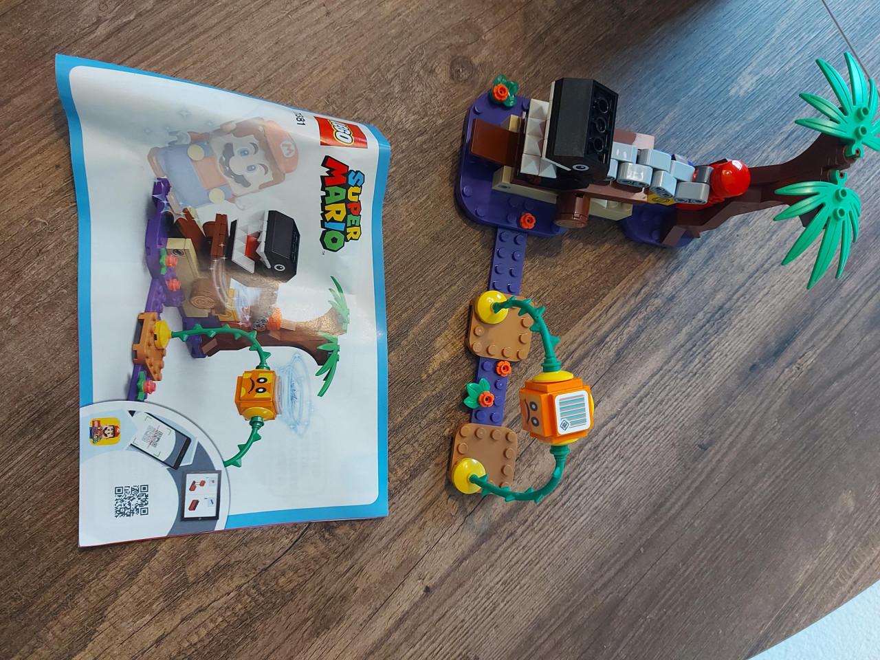 Lego Super Mario 71381 Chain Chomp Jungle Encounter compleet in doos