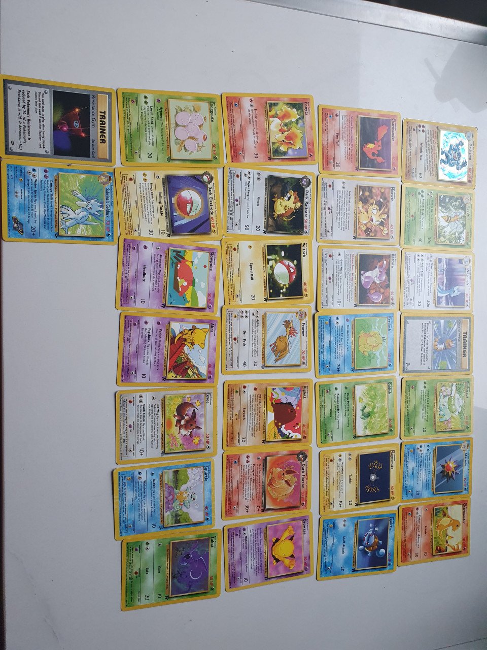 Pokemon kaarten diverse sets 1999-2000