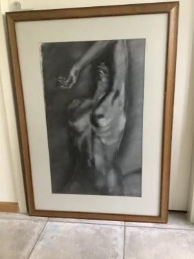 Schilderij vrouwelijk naakt