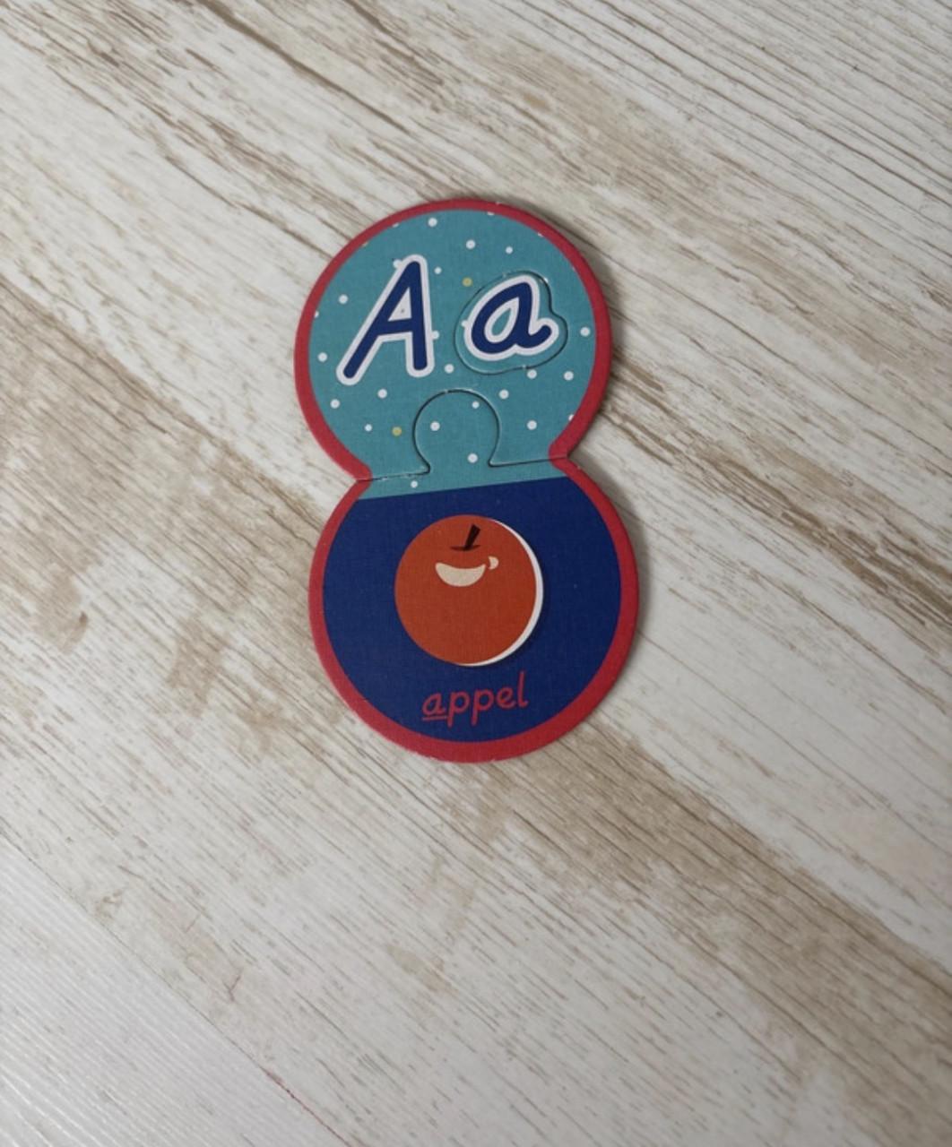 Alfabet puzzel juf Roos