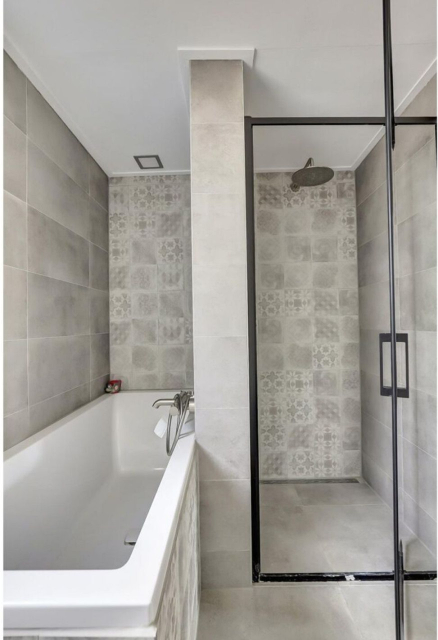 Portugese wandtegel 20x20 white-grey patronen