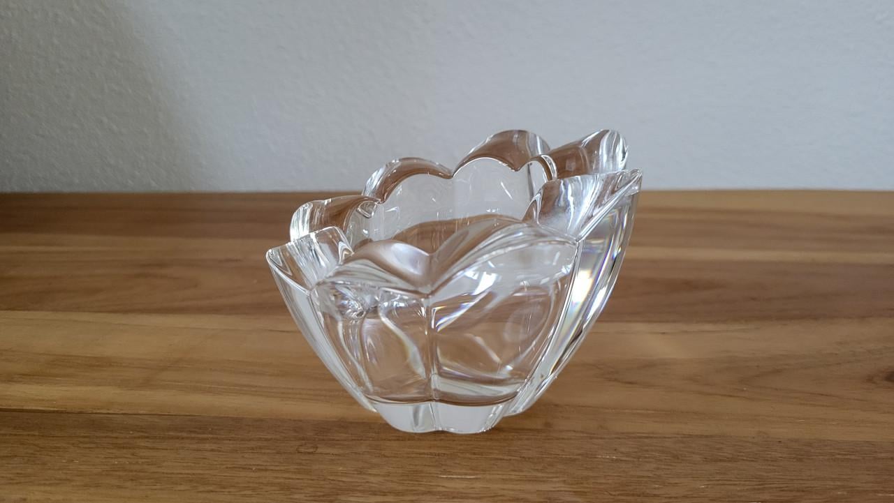Waxinelichthouder sfeerlicht kristal bloemvorm