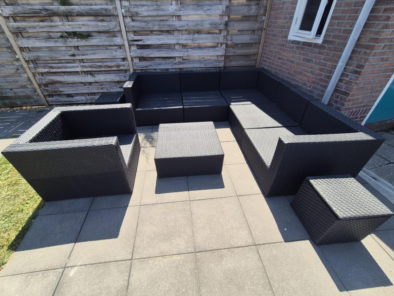 Complete Loungeset 250 x 250 cm (Bezorging mogelijk)