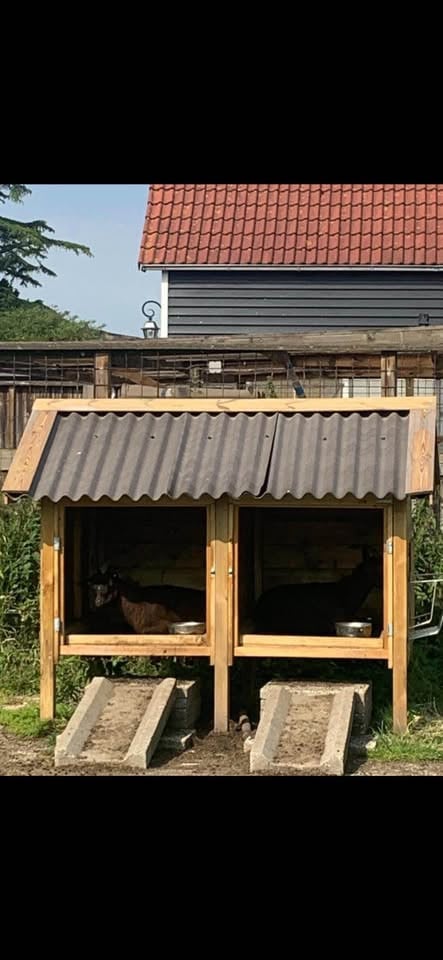 Dierenhok (geschikt voor geiten, kippen, konijnen, e.d)