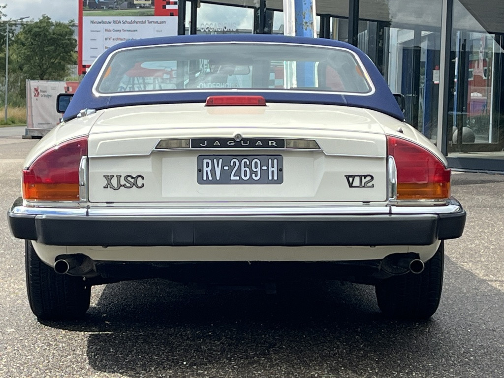 Jaguar Xj xjs-c 5.3 v12 targa met zeldzame hardtop