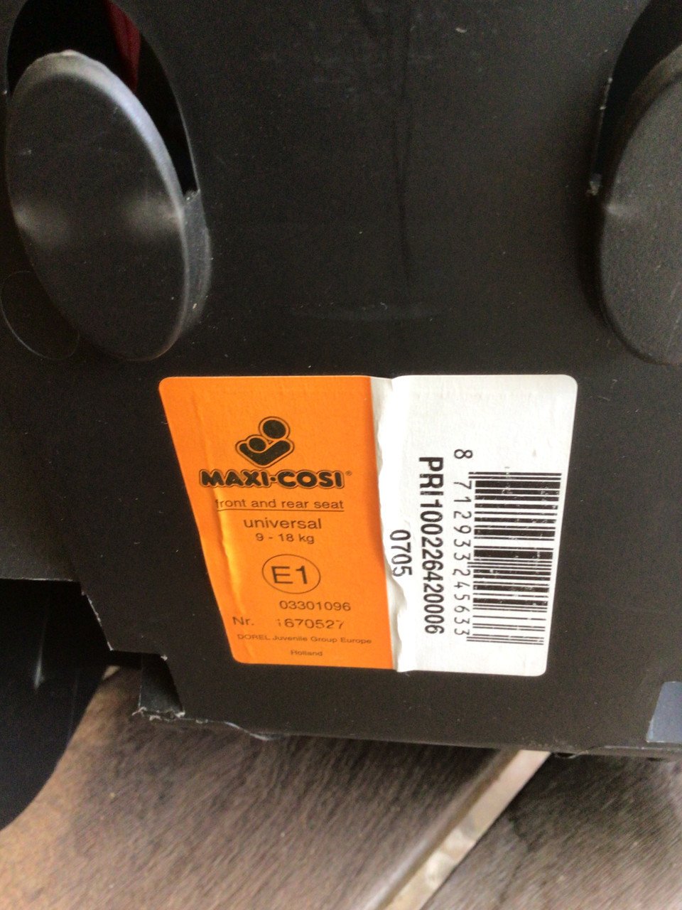 Maxi cosy autostoeltje
