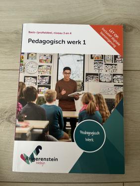 Pedagogisch werk 1 – Basis-/profieldeel niveau 3 en 4
