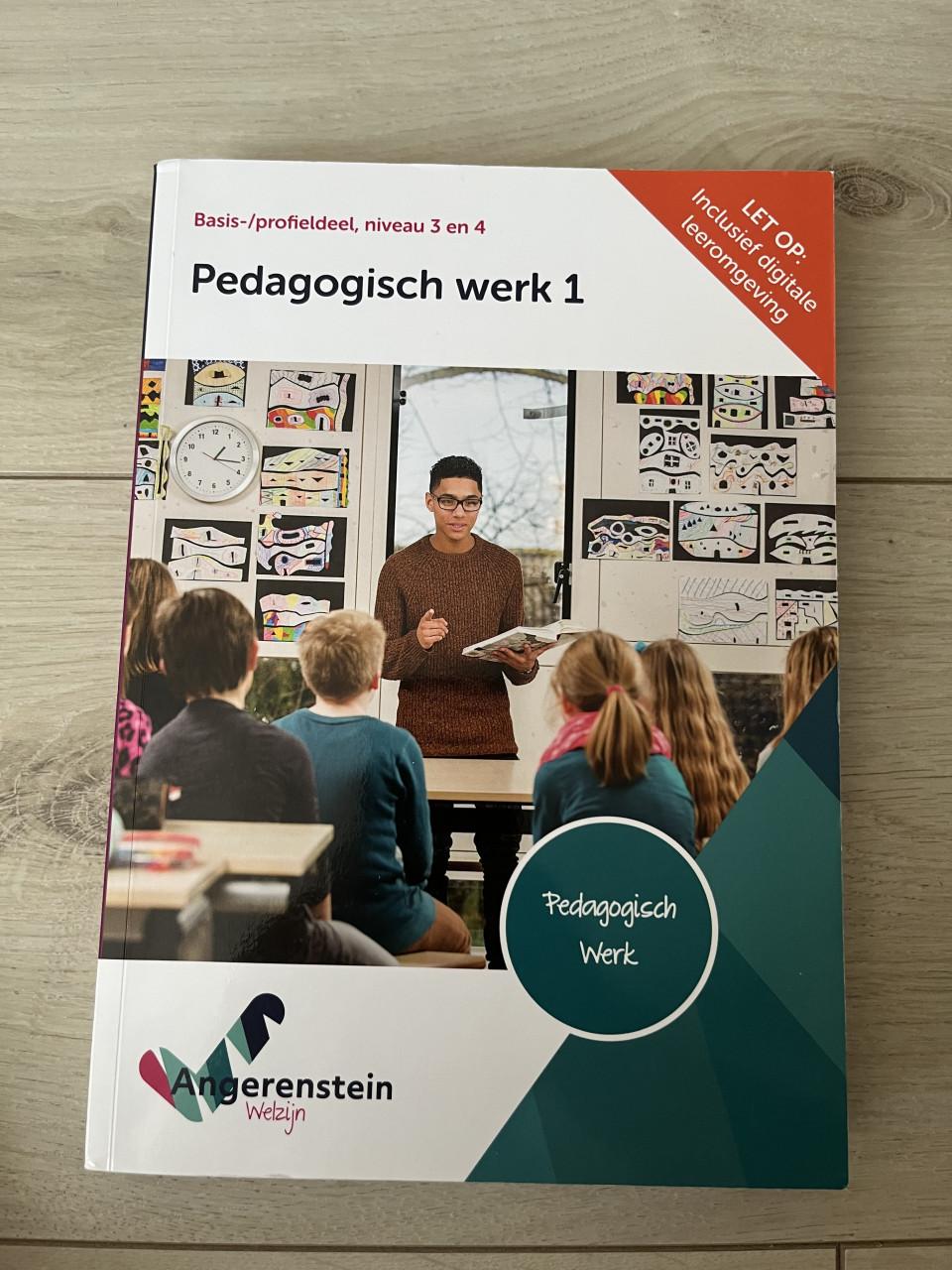 Pedagogisch werk 1 – Basis-/profieldeel niveau 3 en 4
