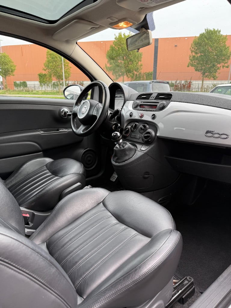 Fiat 500 1.2 - rosa - glazen dak